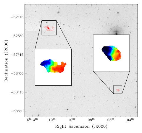 Velocity fields of a close galaxy pair observed with WALLABY